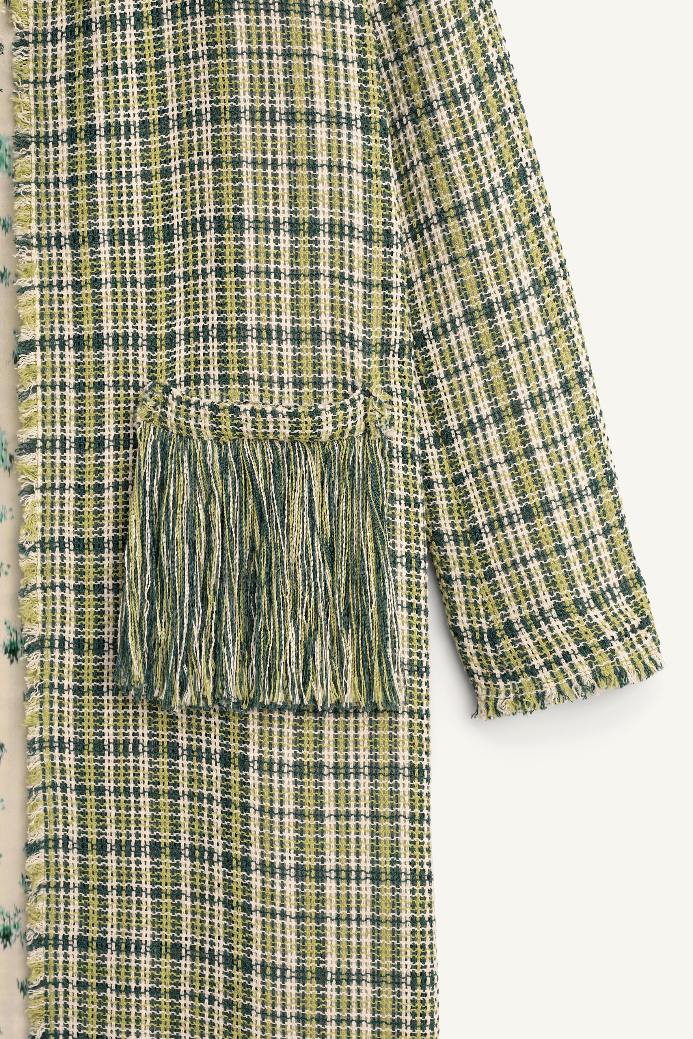 LIMITED EDITION FRINGED TEXTURED COAT